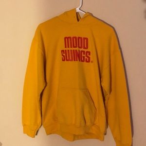 Mood swings yellow hoodie